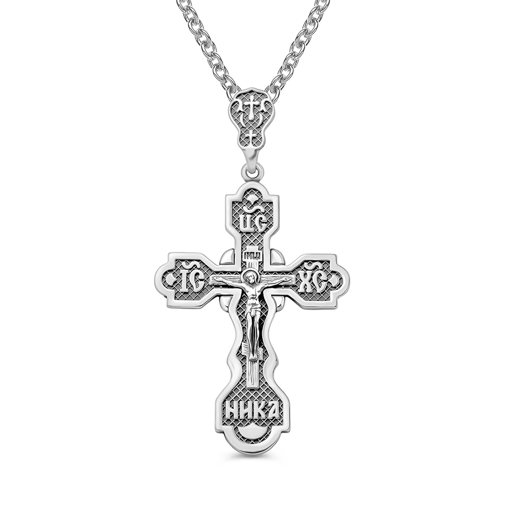 Крестик из серебра 925 пробы