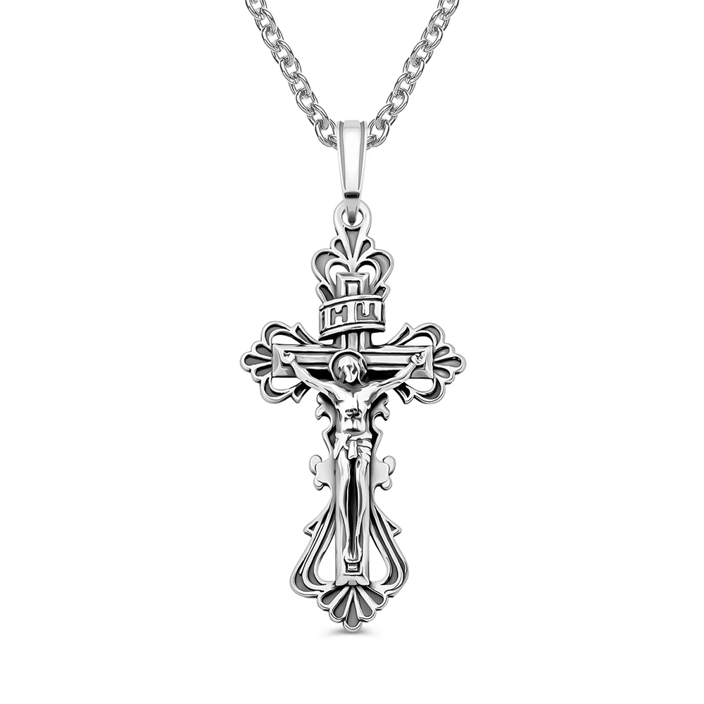 Крестик из серебра 925 пробы