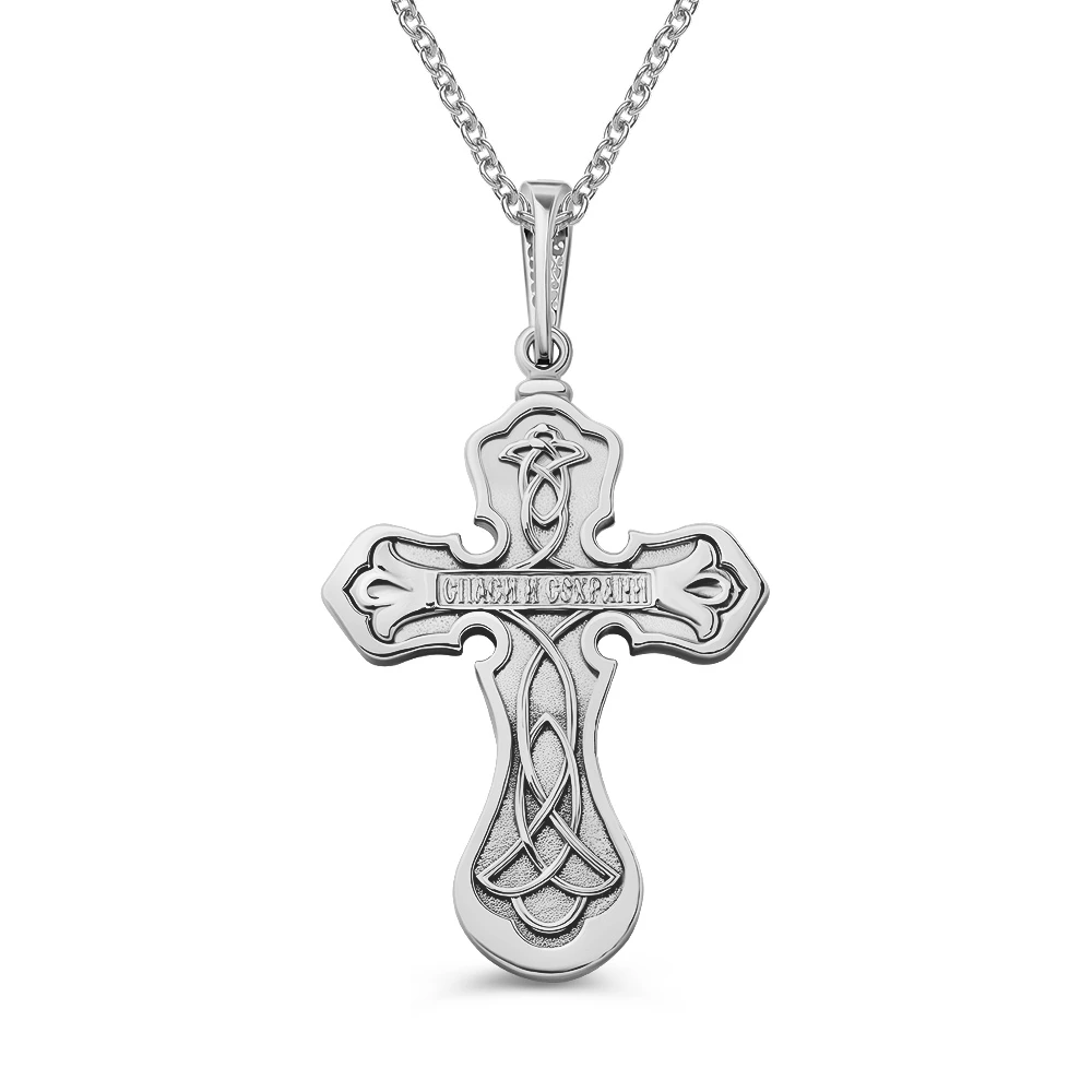 Крестик из серебра 925 пробы