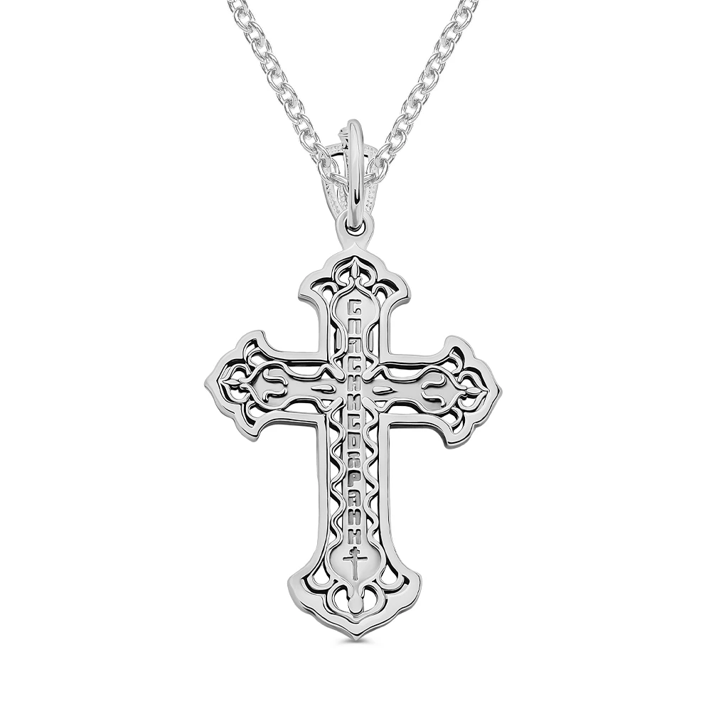 Крестик из серебра 925 пробы