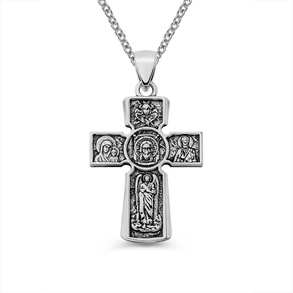 Крестик из серебра 925 пробы