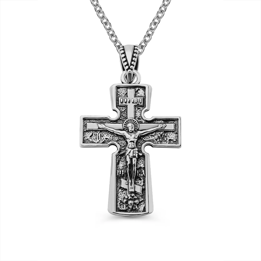 Крестик из серебра 925 пробы