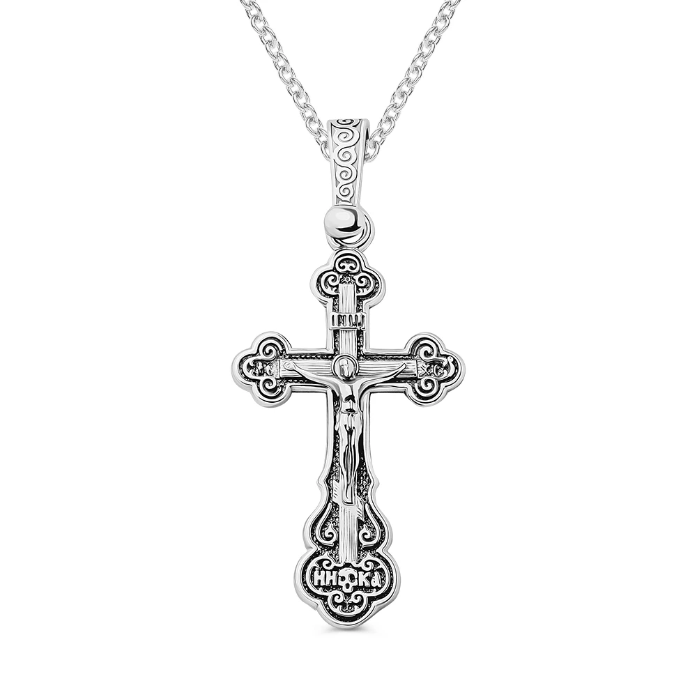 Крестик из серебра 925 пробы