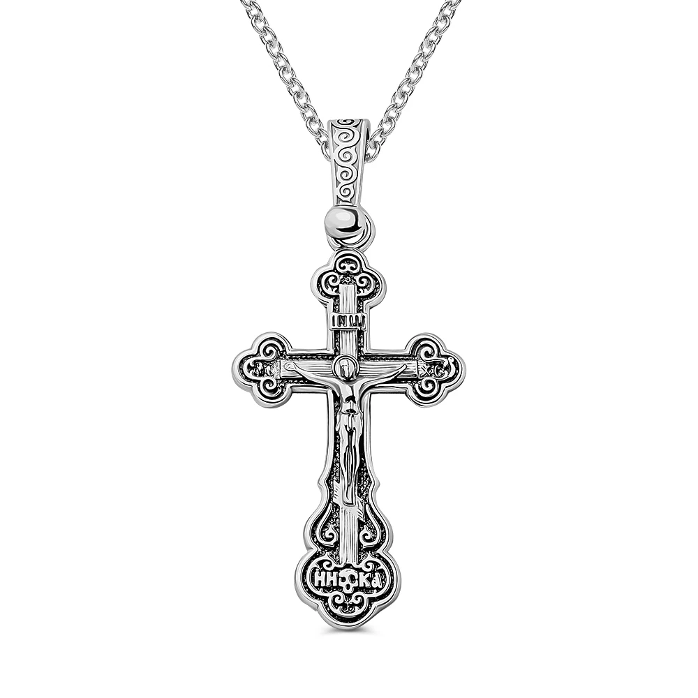 Крестик из серебра 925 пробы