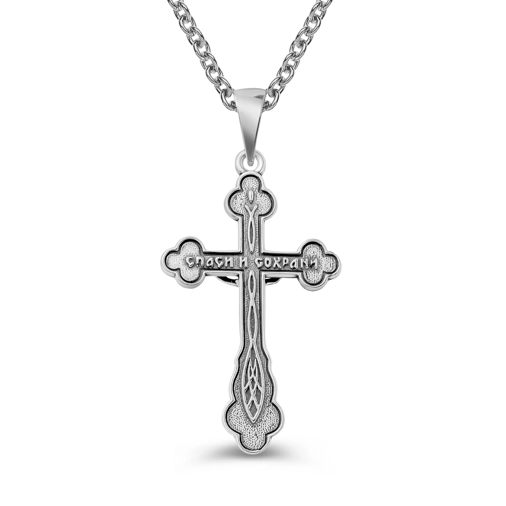 Крестик из серебра 925 пробы