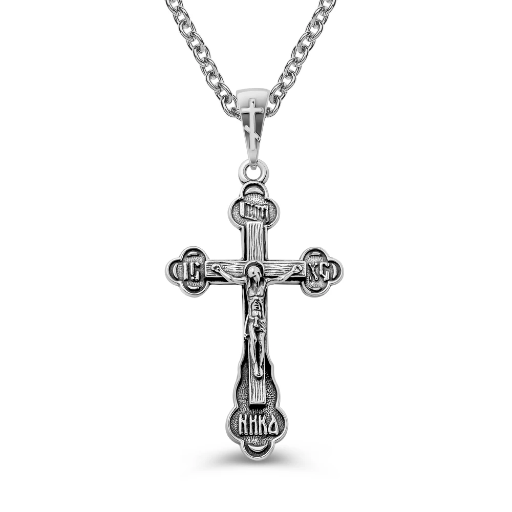 Крестик из серебра 925 пробы