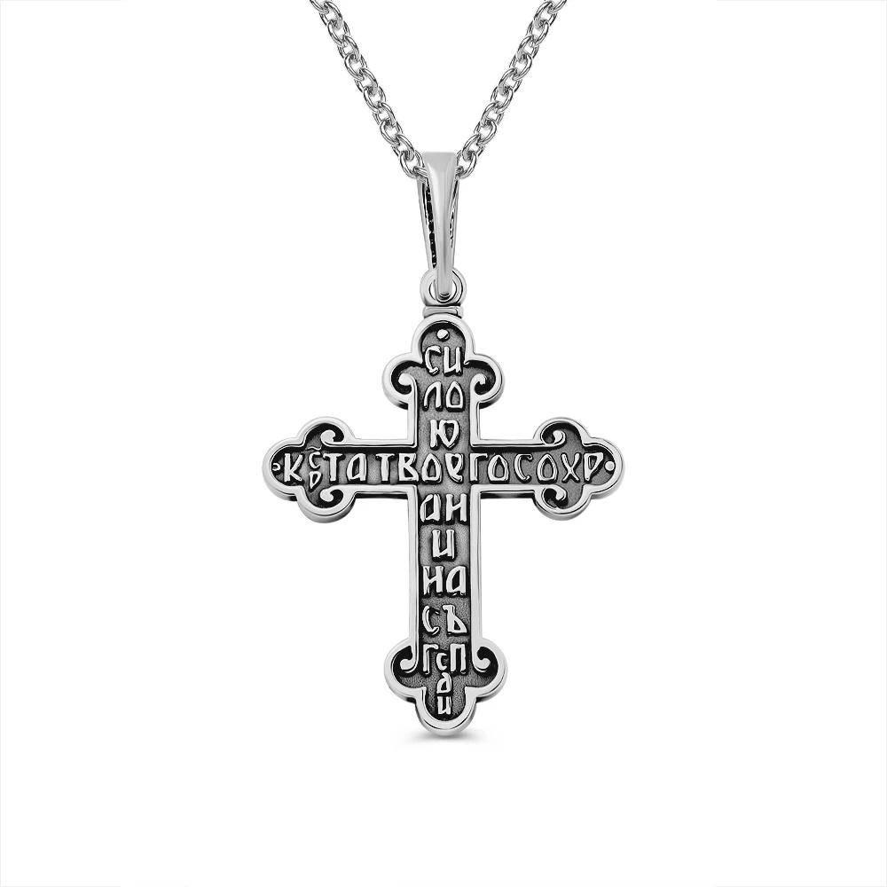 Крестик из серебра 925 пробы