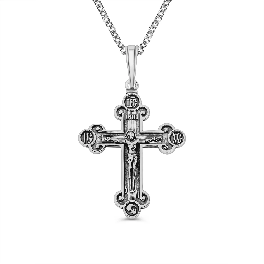 Крестик из серебра 925 пробы