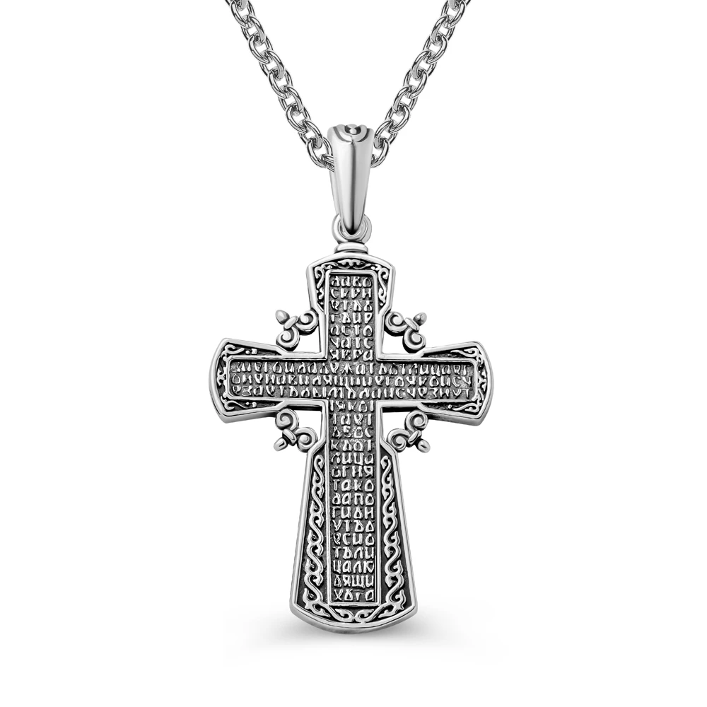 Крестик из серебра 925 пробы