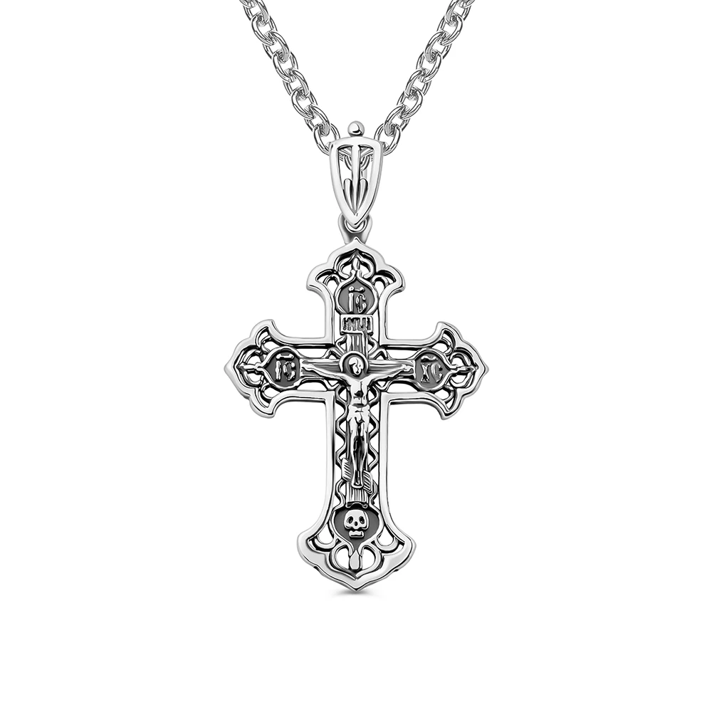 Крестик из серебра 925 пробы