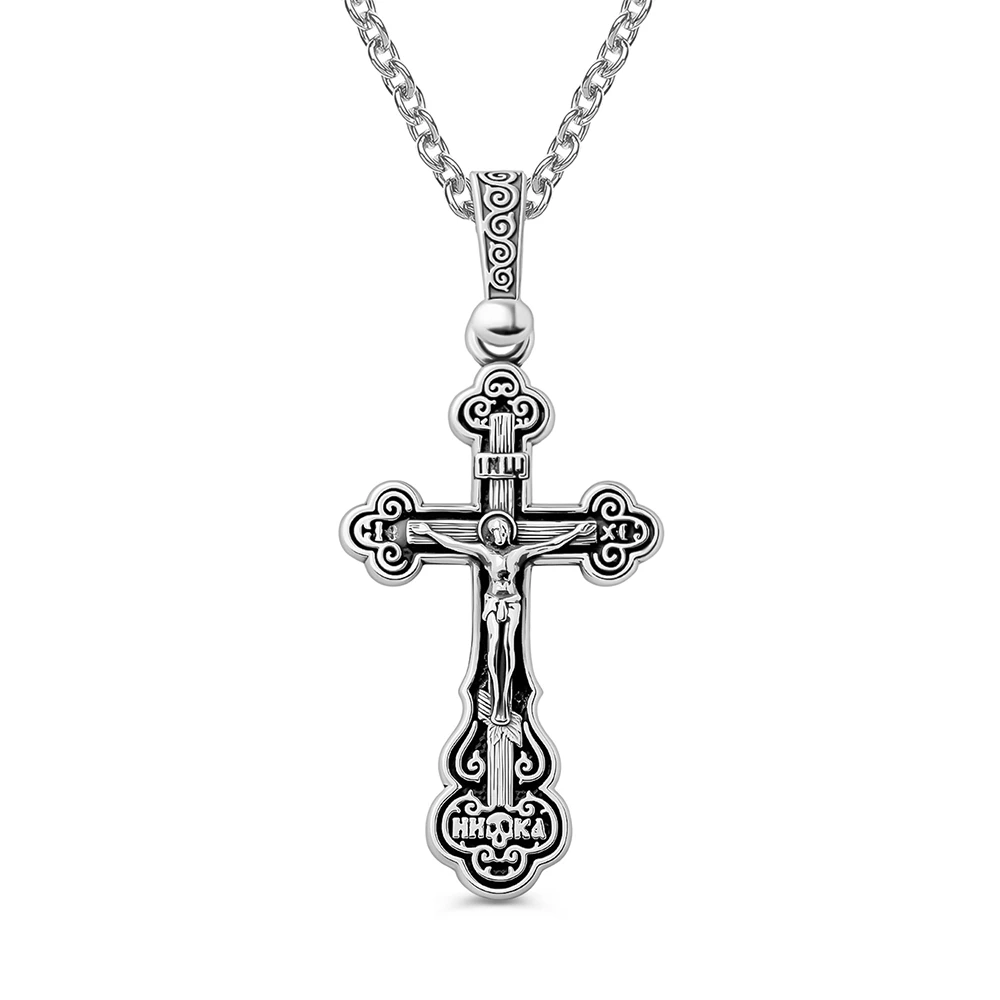 Крестик из серебра 925 пробы