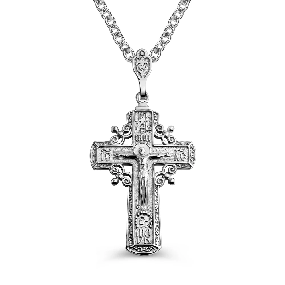 Крестик из серебра 925 пробы