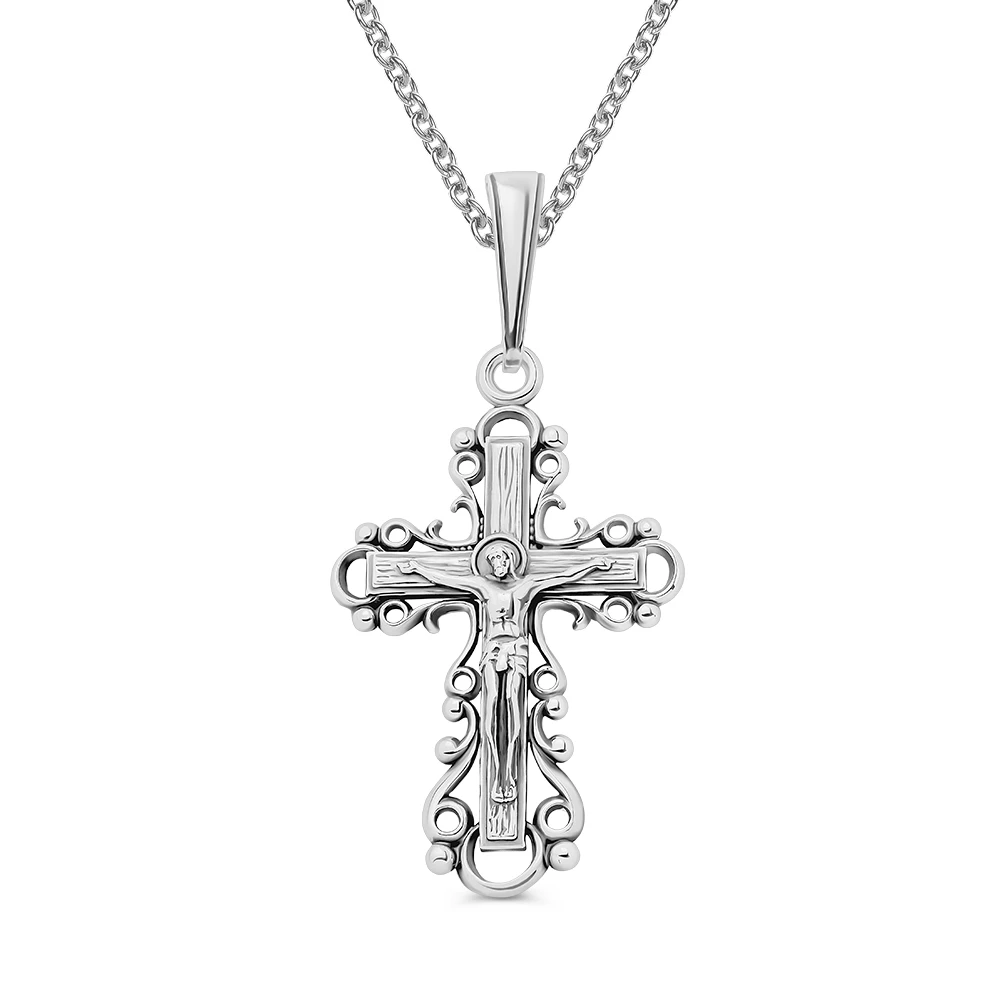 Крестик из серебра 925 пробы