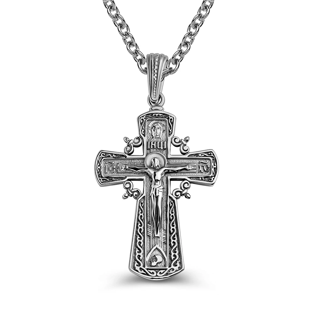 Крестик из серебра 925 пробы