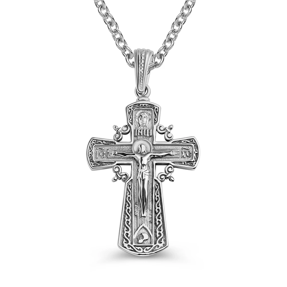 Крестик из серебра 925 пробы