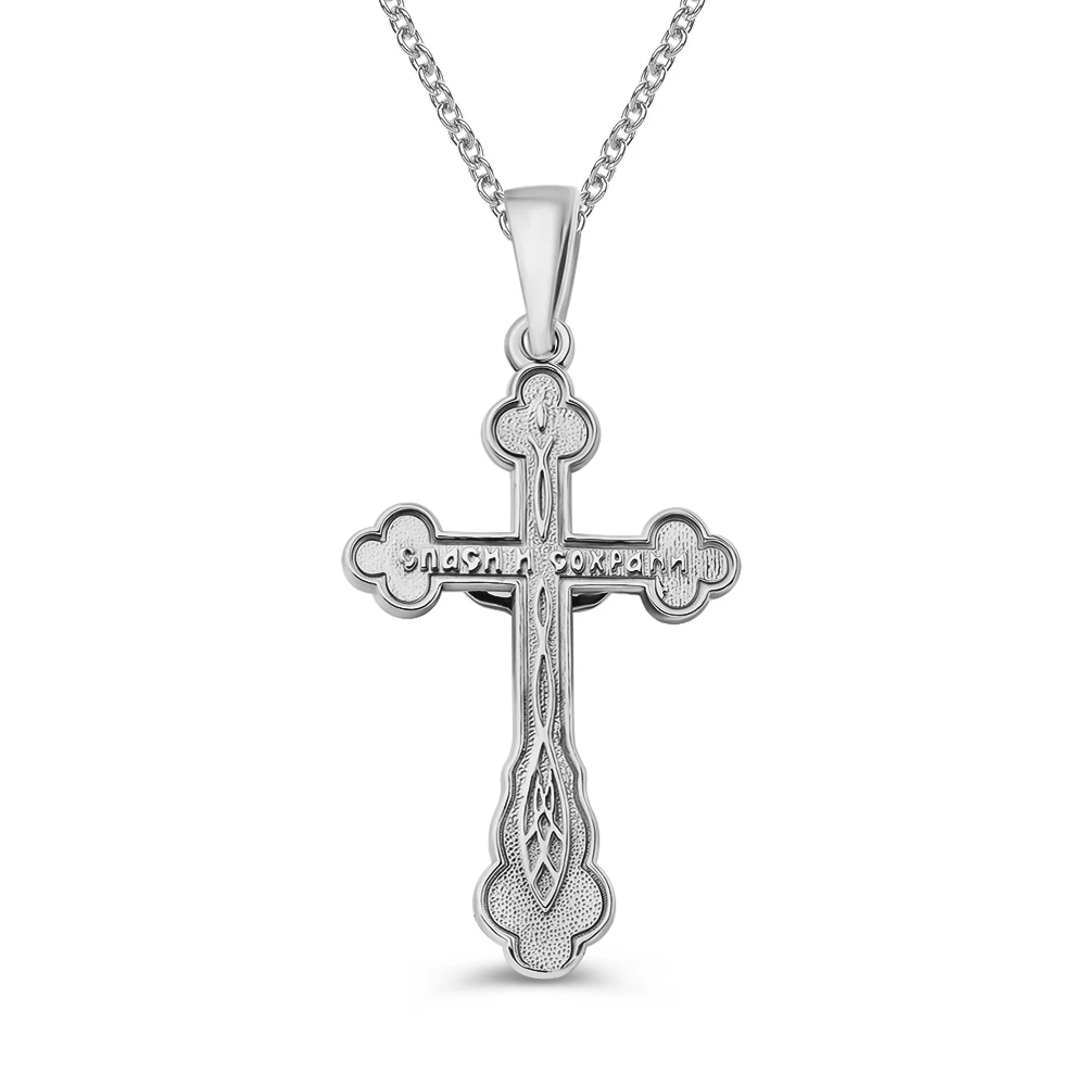 Крестик из серебра 925 пробы