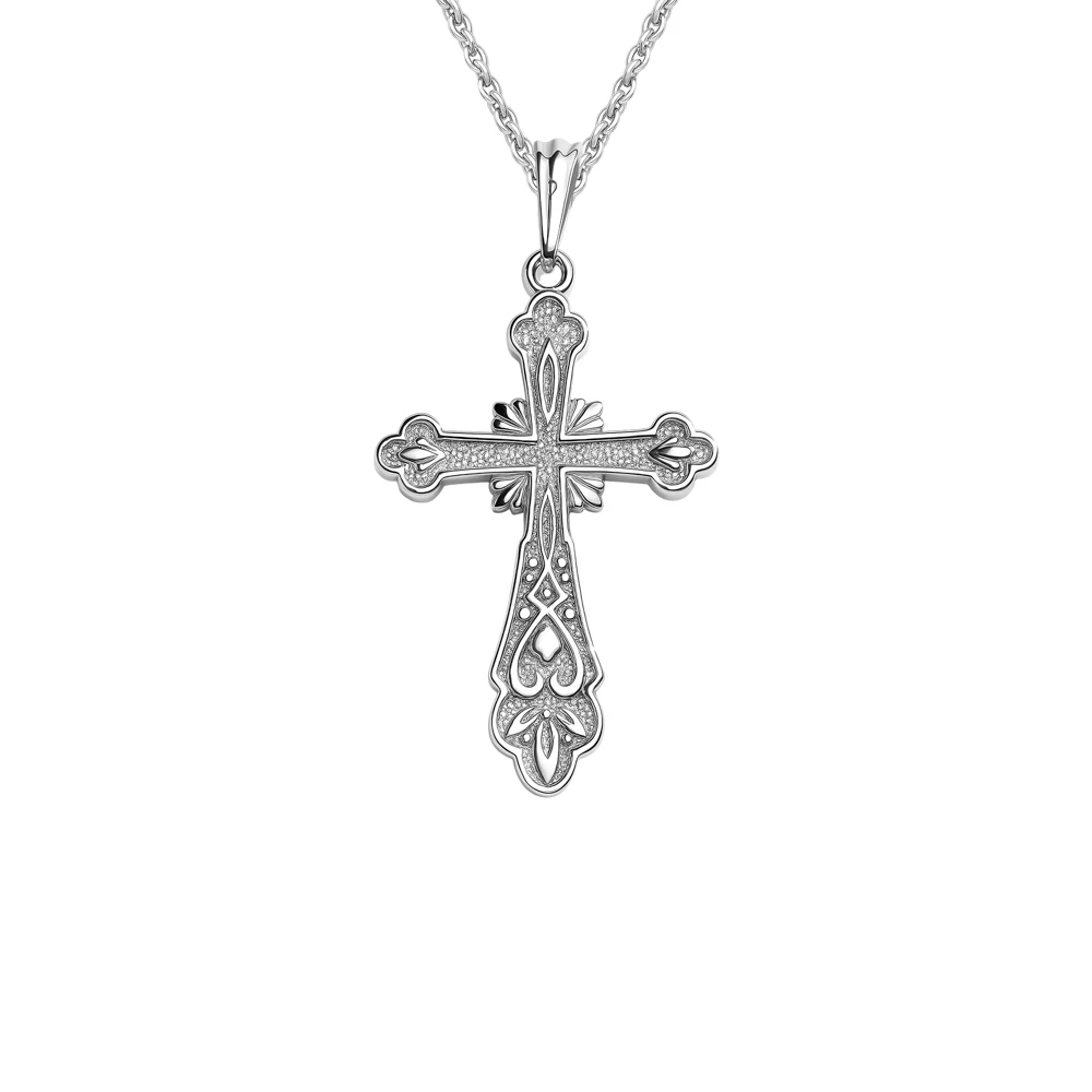 Крестик из серебра 925 пробы