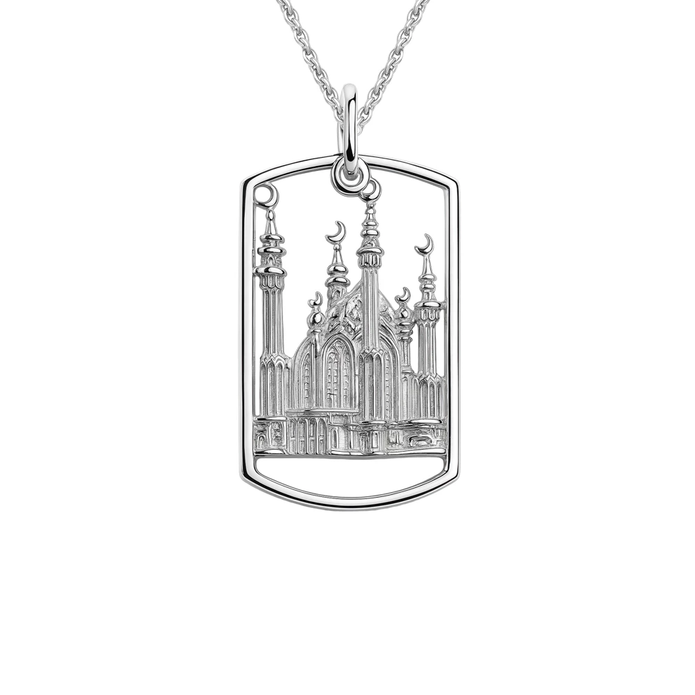 Подвес  мусульманский из серебра 925 пробы