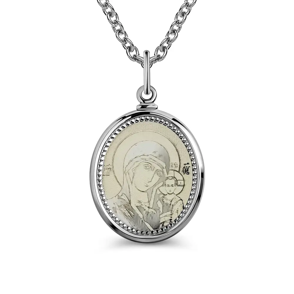 Икона Казанская из серебра 925 пробы 1