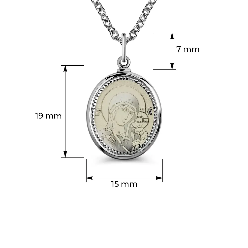 Икона Казанская из серебра 925 пробы 4
