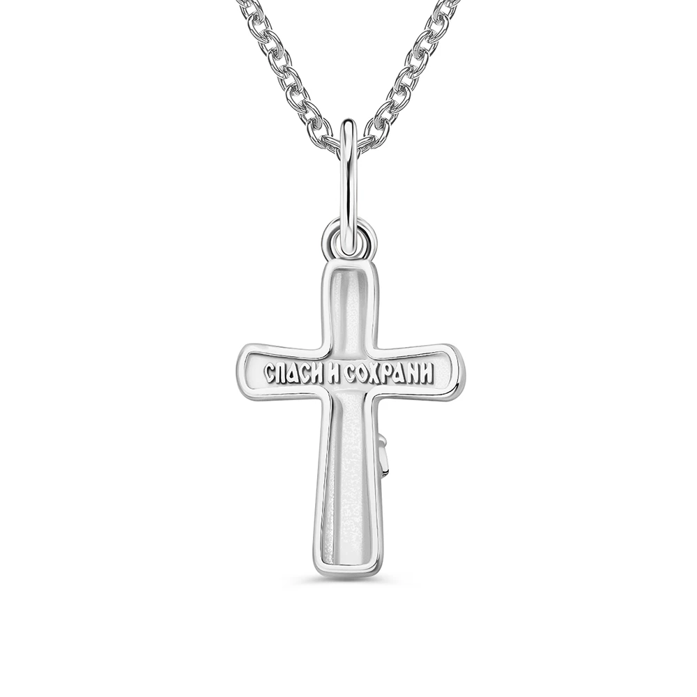 Крестик из серебра 925 пробы