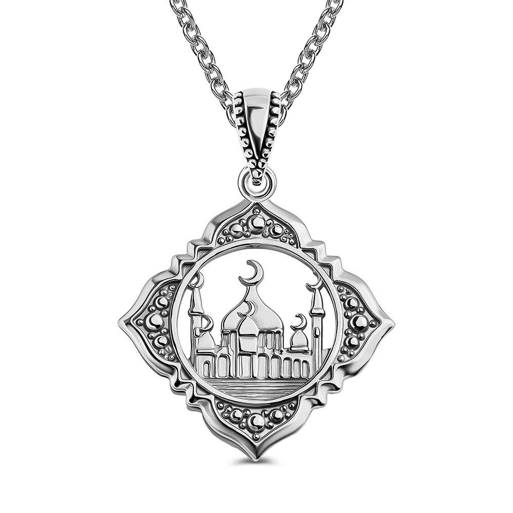 Подвес  мусульманский из серебра 925 пробы