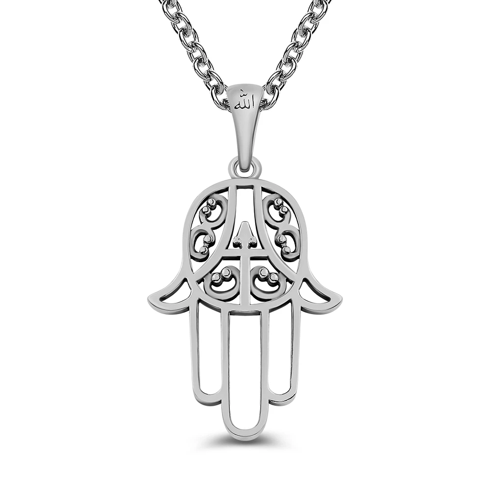 Подвес  мусульманский из серебра 925 пробы