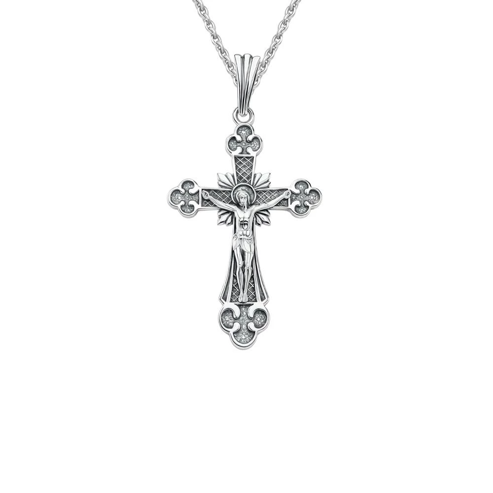 Крестик из серебра 925 пробы