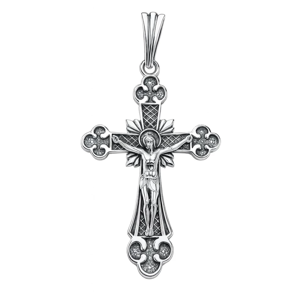 Крестик из серебра 925 пробы