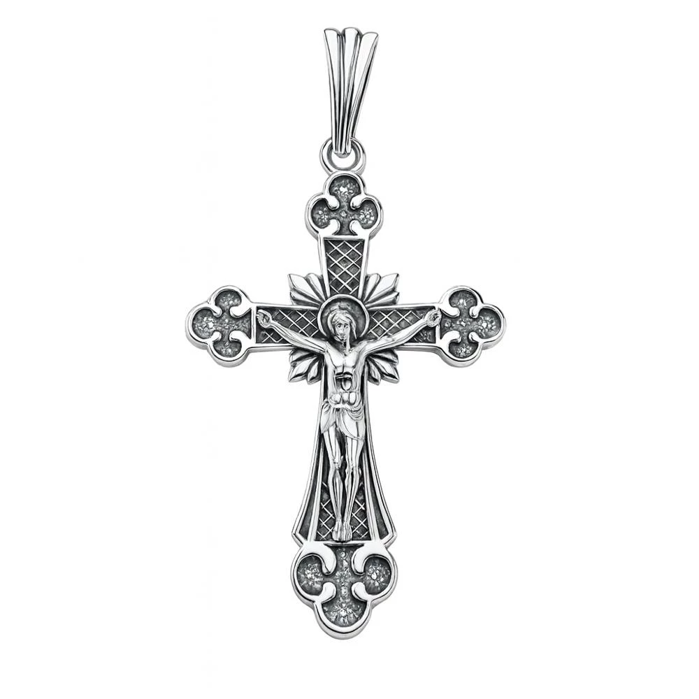 Крестик из серебра 925 пробы