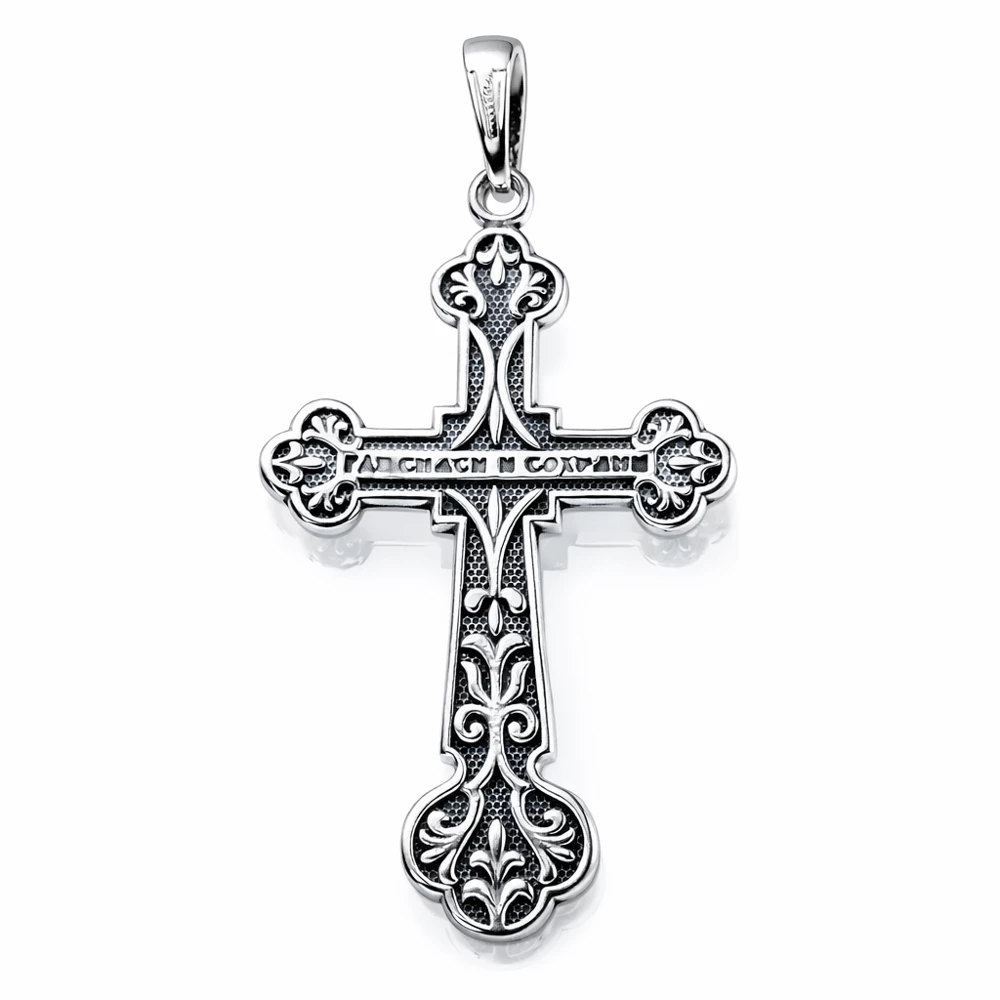 Крестик из серебра 925 пробы