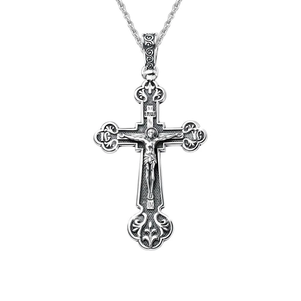 Крестик из серебра 925 пробы