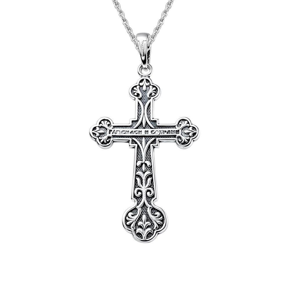 Крестик из серебра 925 пробы