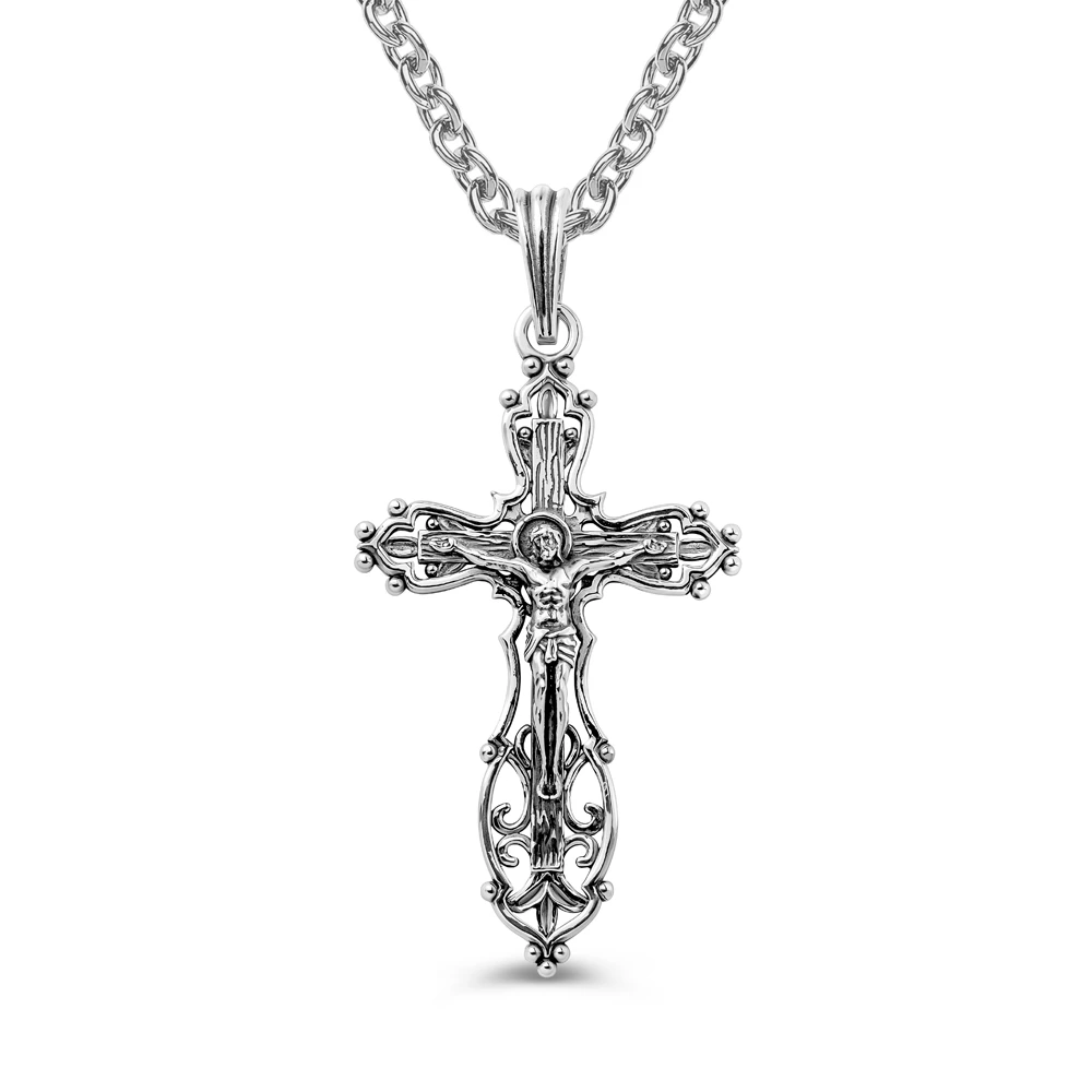 Крестик из серебра 925 пробы