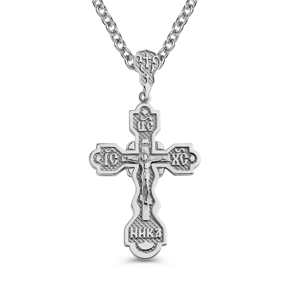 Крестик из серебра 925 пробы