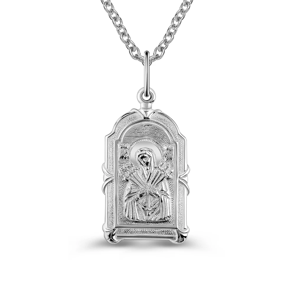 Икона Семистрельная из серебра 925 пробы