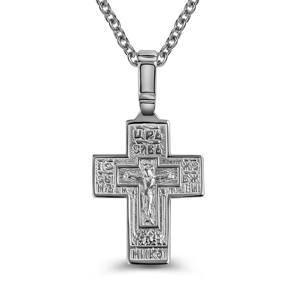 Крестик из серебра 925 пробы