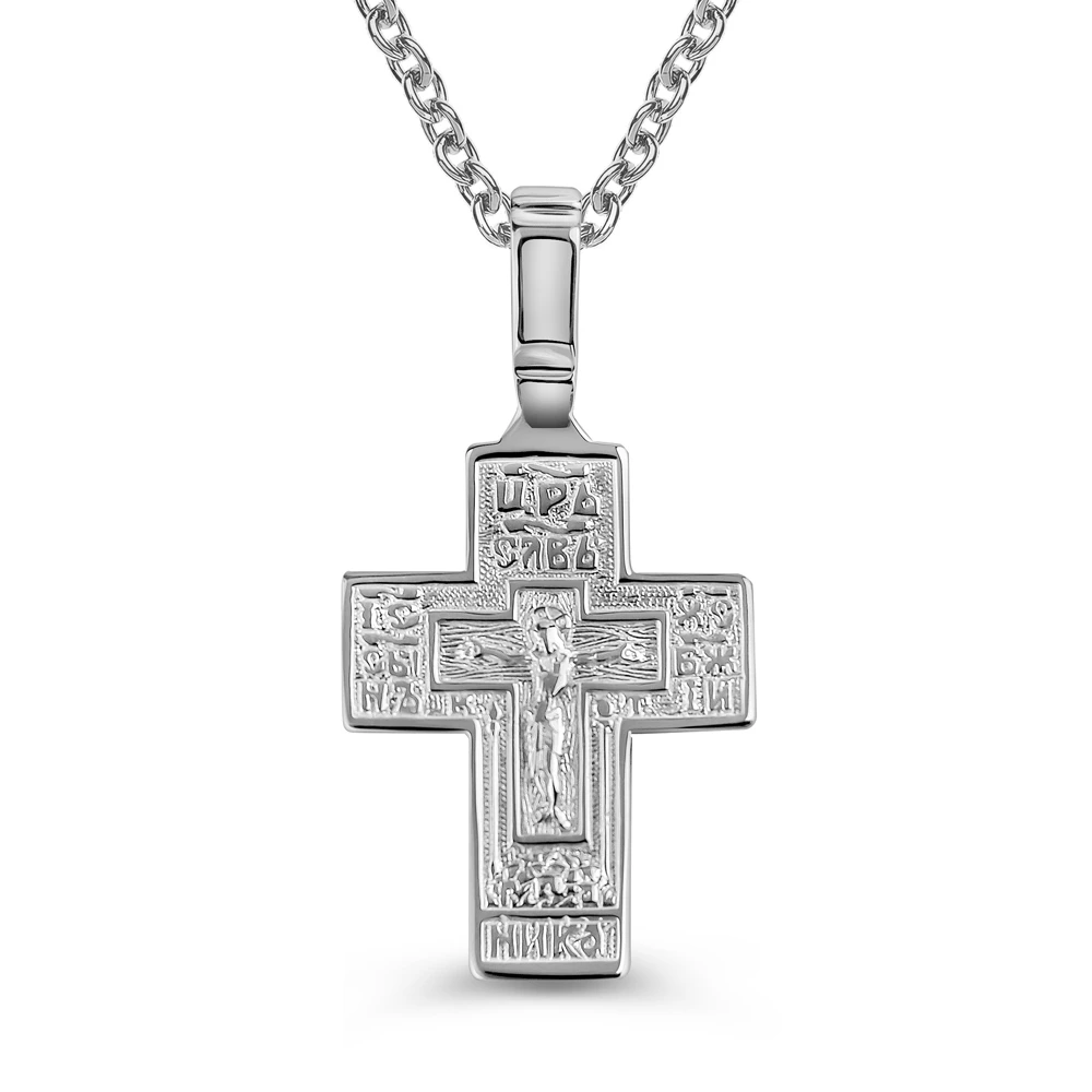 Крестик из серебра 925 пробы