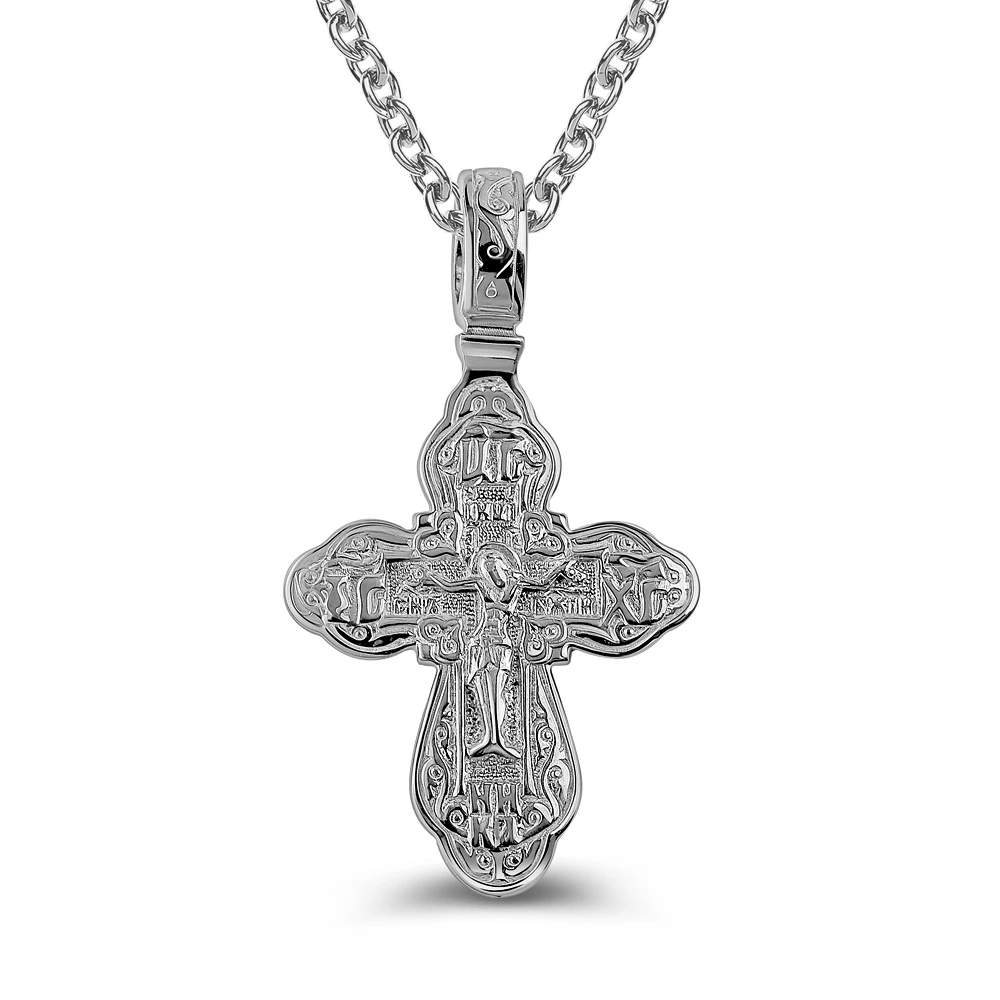 Крестик из серебра 925 пробы