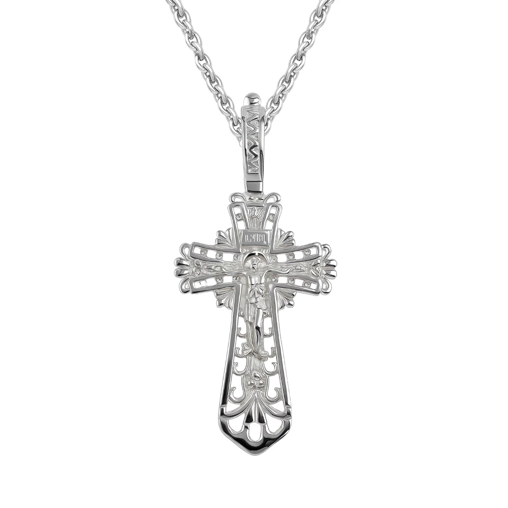 Крестик из серебра 925 пробы