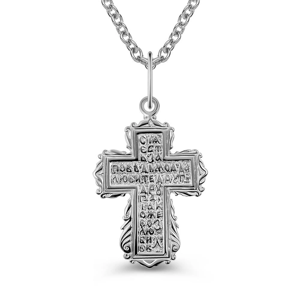 Крестик из серебра 925 пробы