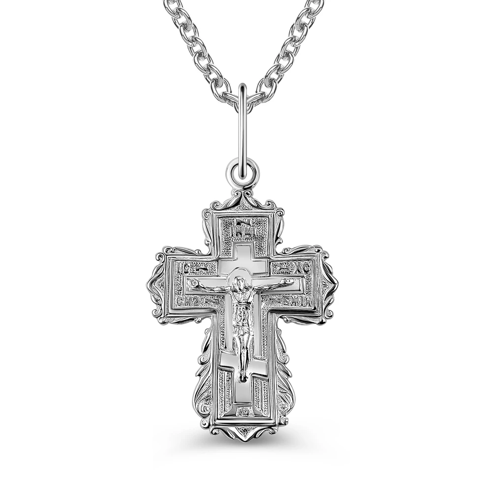 Крестик из серебра 925 пробы