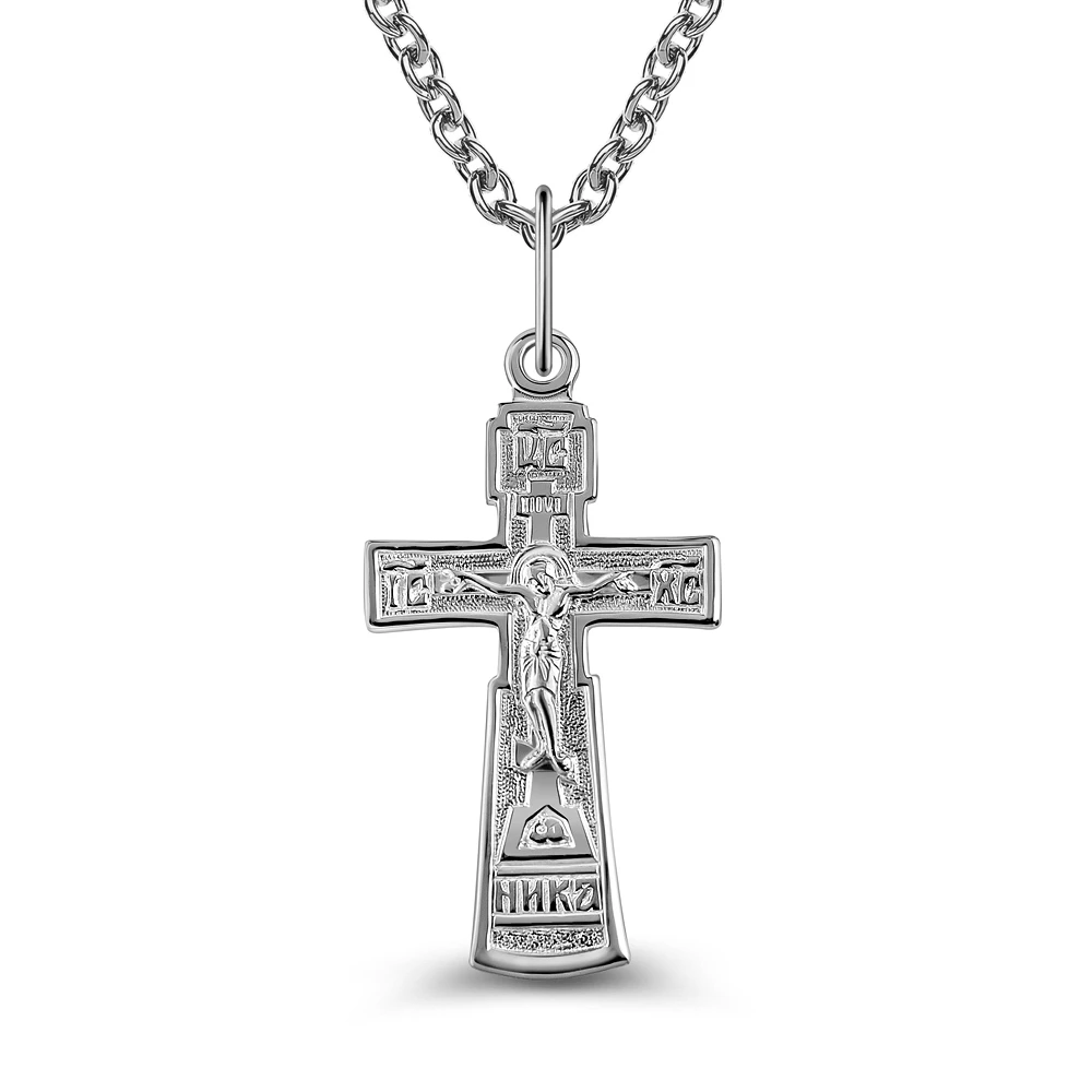 Крестик из серебра 925 пробы