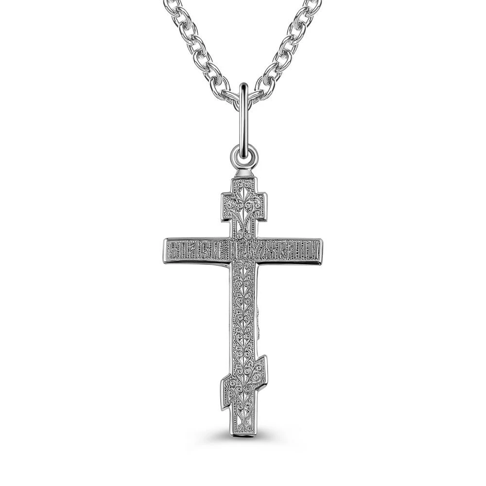 Крестик из серебра 925 пробы