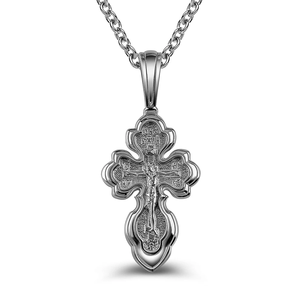 Крестик из серебра 925 пробы