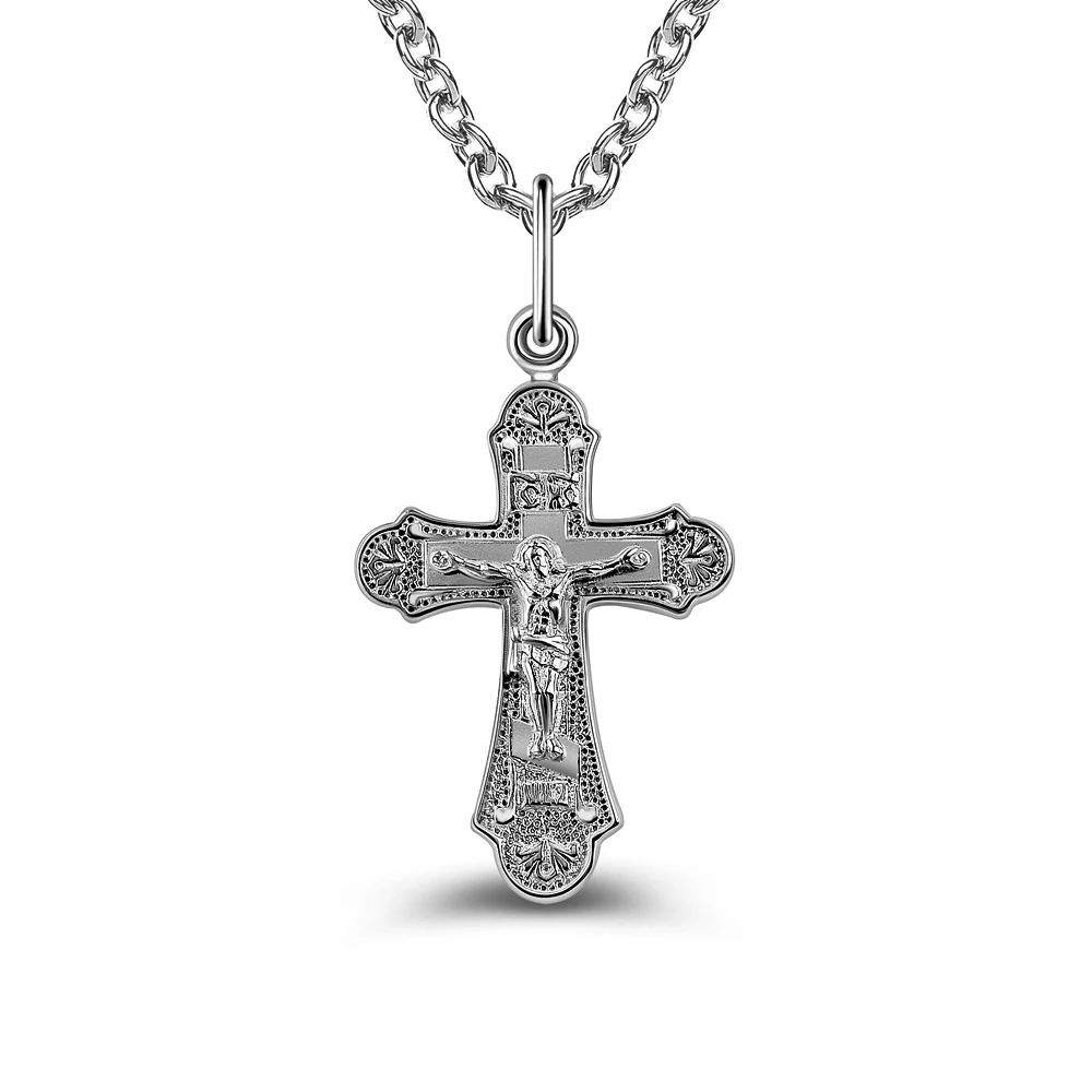 Крестик из серебра 925 пробы