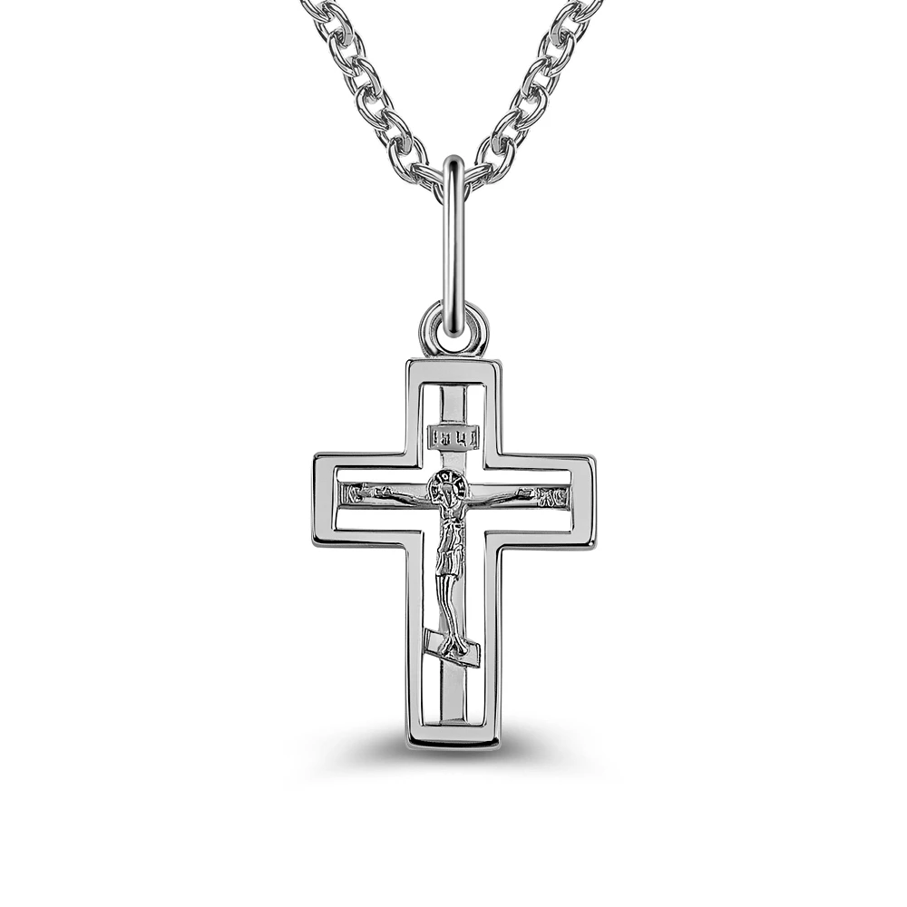 Крестик из серебра 925 пробы