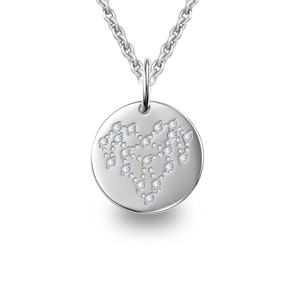 Подвес Овен с фианитами из серебра 925 пробы