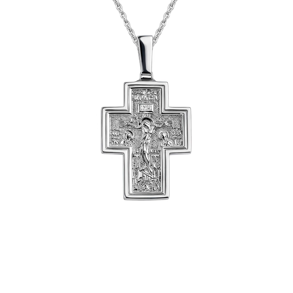 Крестик из серебра 925 пробы