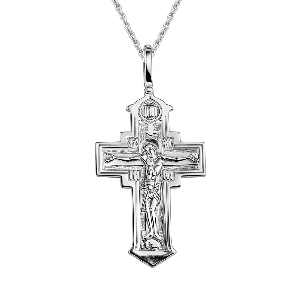 Крестик из серебра 925 пробы